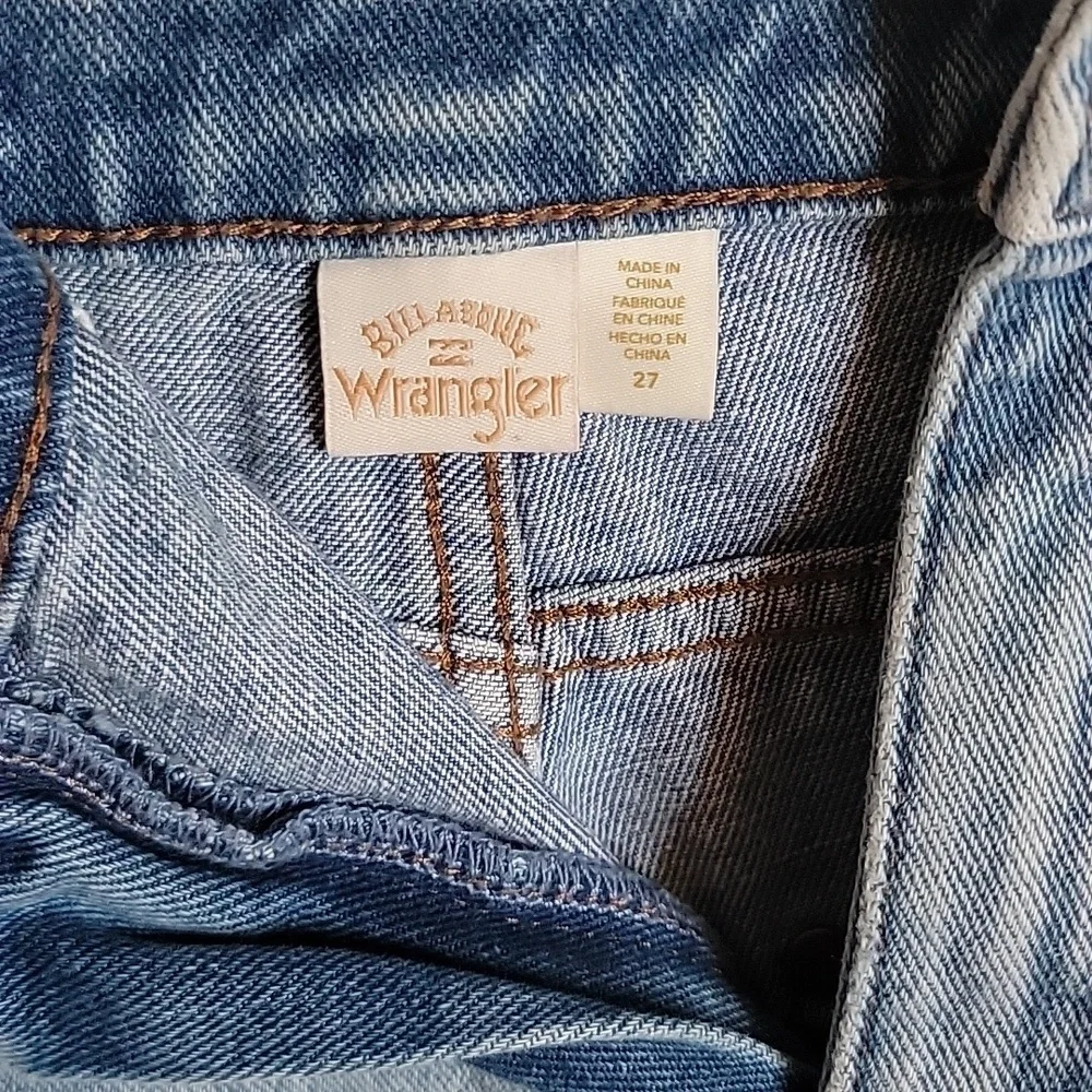 Wrangler Billabong Denim Patchwork Women Shorts - Picture 6 of 7